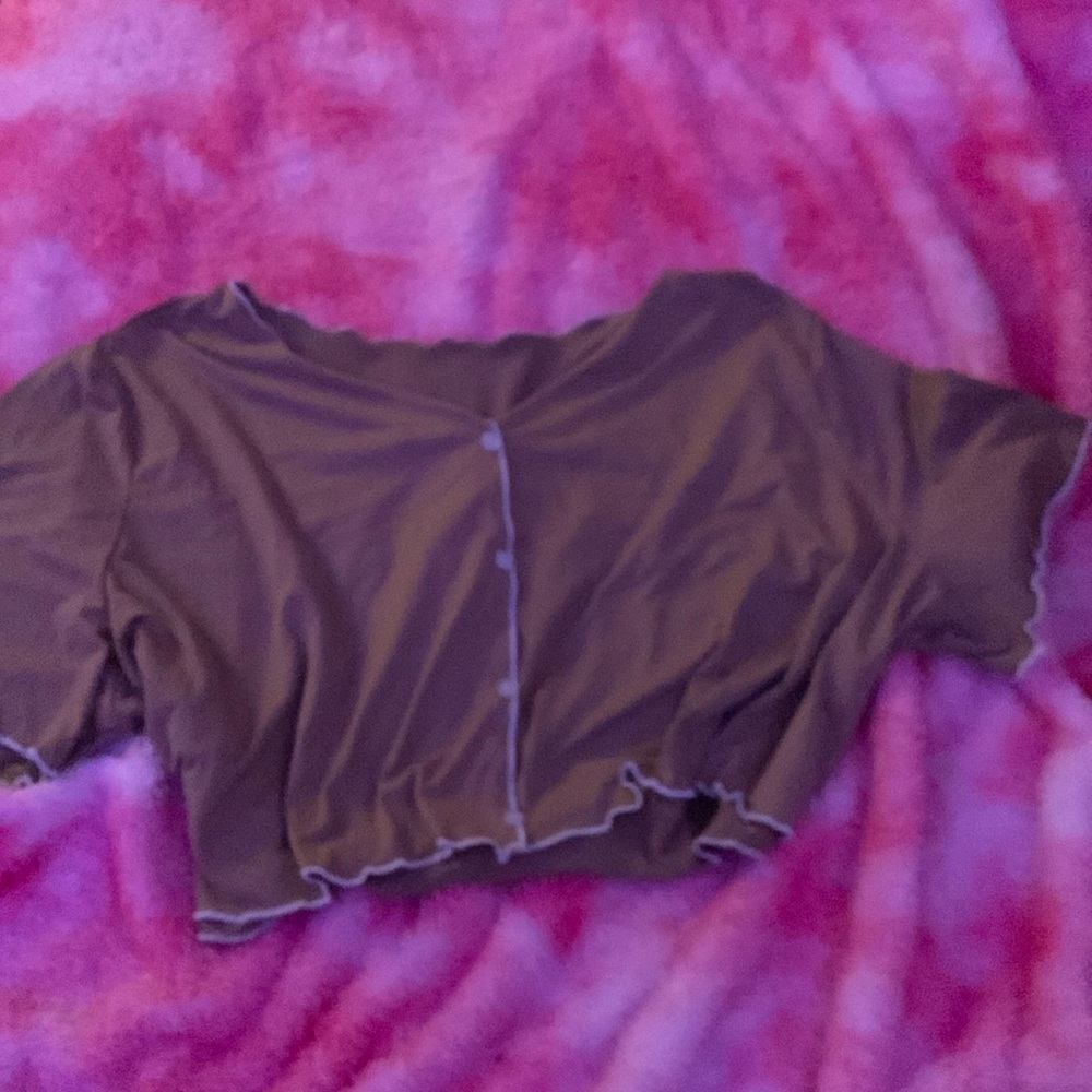 Light brown, comfy pajama shirt